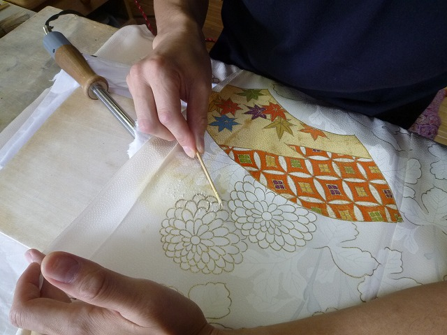 30年経過で変色したしみ